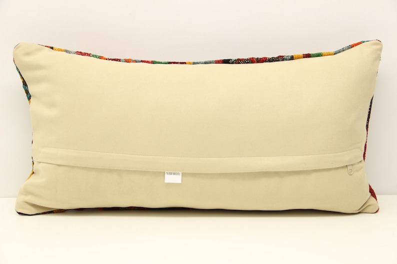 30x60 cm Anatolian kilim pillow cover 12x24 inch Ethnic Kilim pillow Chair pillow Accent Pillow Throw pillow Bolster Sofa Pillow D-618