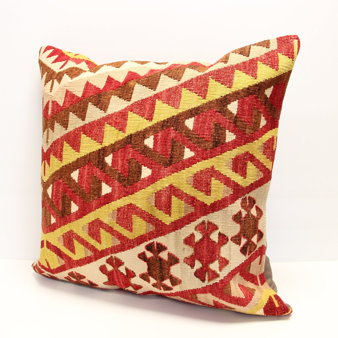 Kilim Pillow Cover 24x24 Inch 60x60 Cm Huge Kilim Pillow Etsy