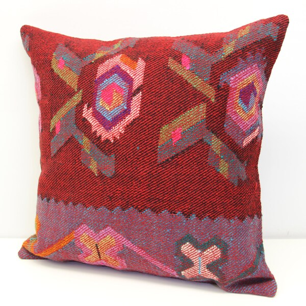 Throw Pillow cover 20x20 inch (50x50 cm) Retro Pillow Living Room Kilim pillow cover Novelty Home Decor Handmade Kilim cushion cover L-1103