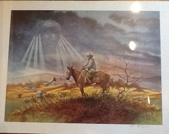 Signed Print by R. Carver