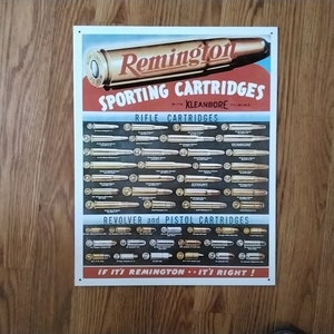 Metal Poster &quot; Remington &quot;