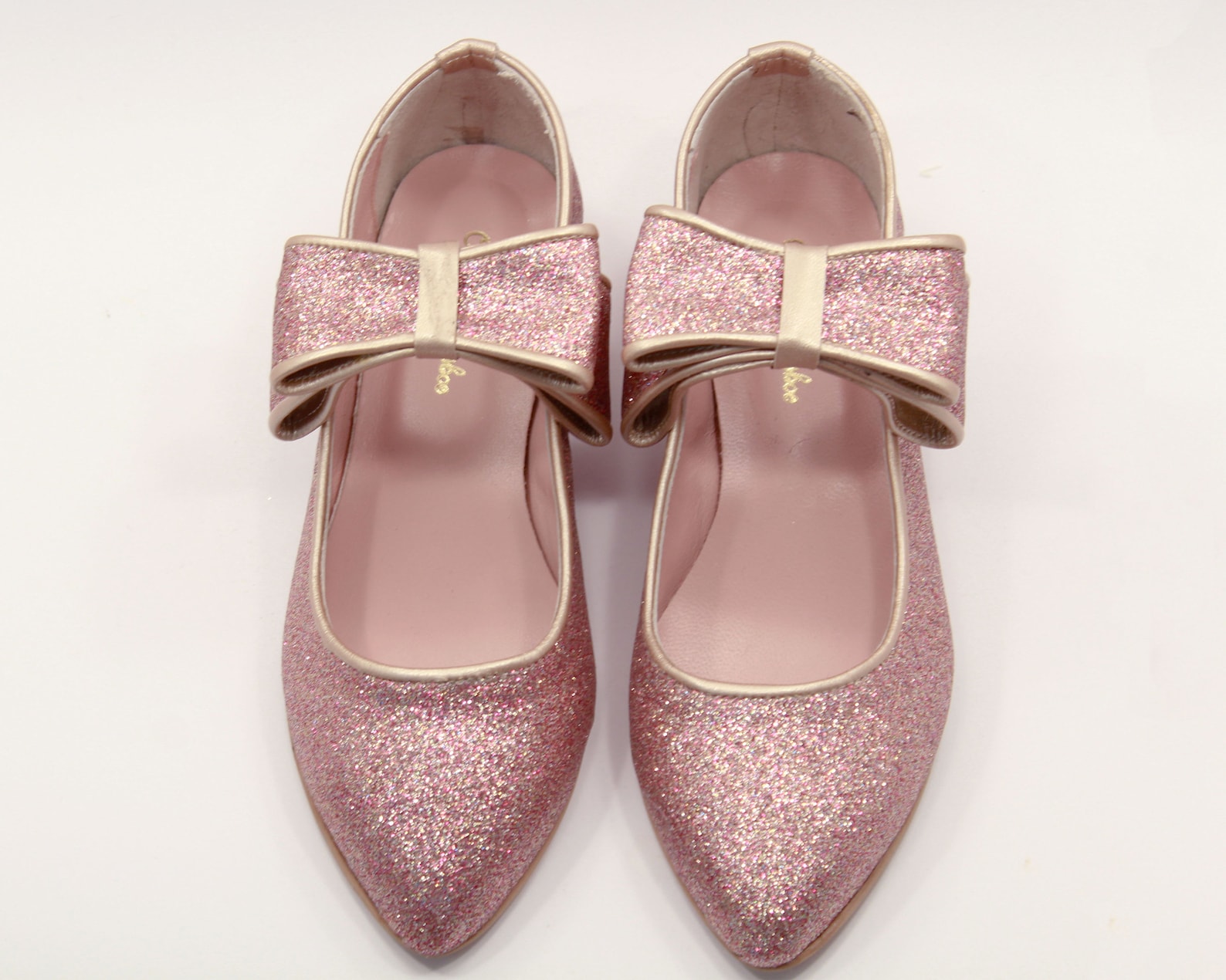 pink glitter women shoes flats glitter shoes bows ballerinas pink bows womens pink shoes nude ballet pink glitter flats handmade