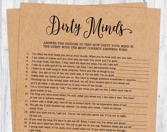 Dirty Mind Game Etsy