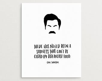 Ron Swanson Quotes, Parks and Rec, Parks and Recreation Quotes, Ron Swanson, Wall Art Prints, Art Prints, Prints,Wall Decor,Best Friend Gift