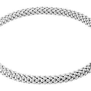 Schöne Armbänder Himbeer-Look aus 925 Silber, dehnbar in silber und vergoldet, toll zum Kombinieren und Verschenken made in Germany Silber