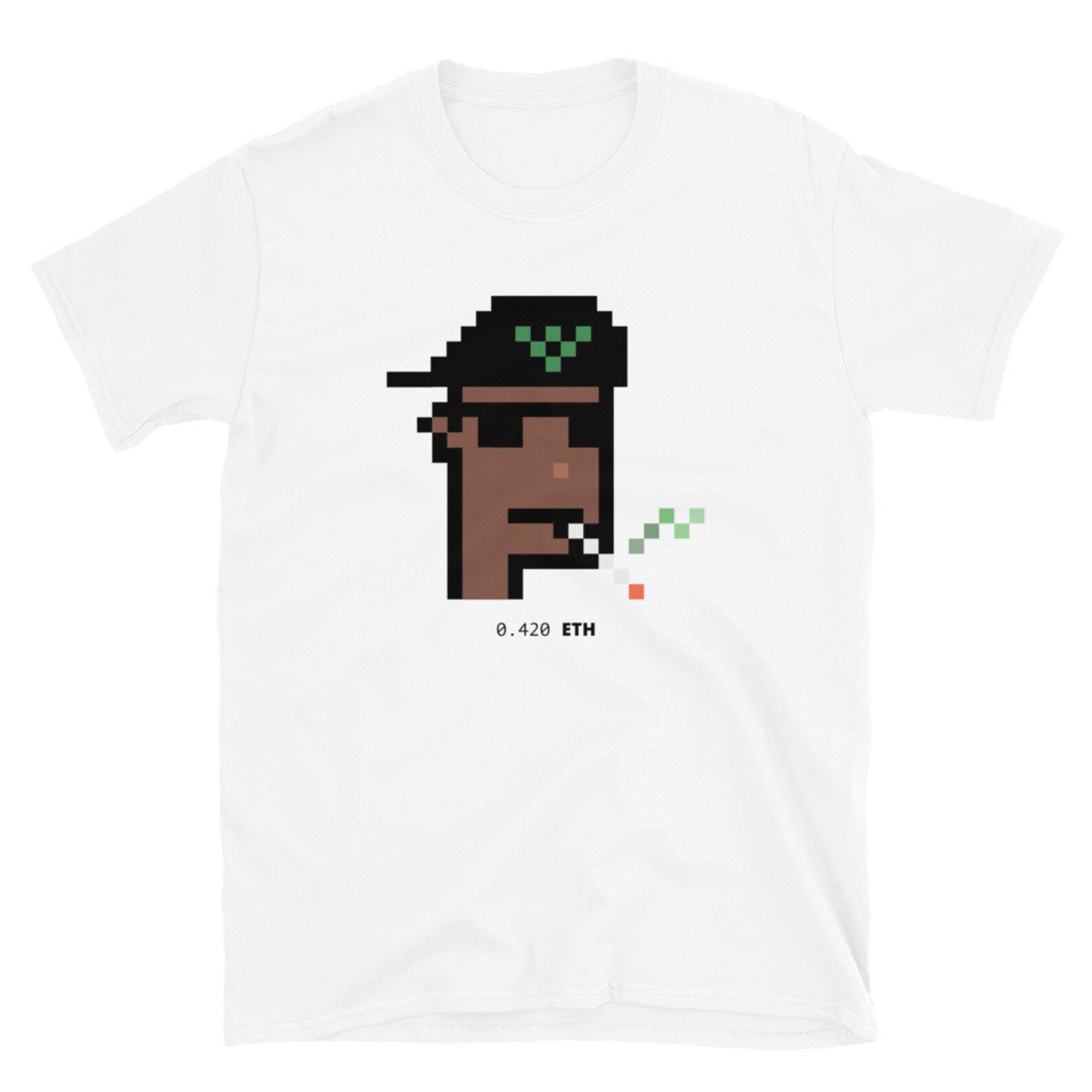 NFT Crypto Art 8Bit Pixel Vintage Graphic Cartoon Funny