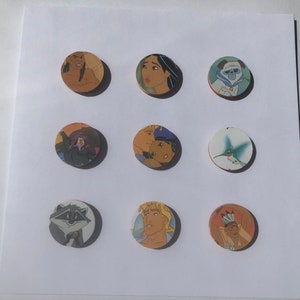 Disney Pocahontas hearts handmade card featuring Pocahontas, John Smith, Meeko, Flit, Governor Ratcliffe & Kocoum