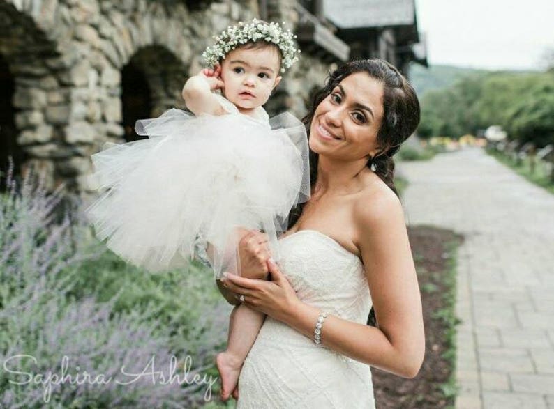 Girls Blush Tulle Dress Baby Christening Dress The Saphira Blush Tulle and Lace Flower Girl Dress Infant Tulle and Lace Dress