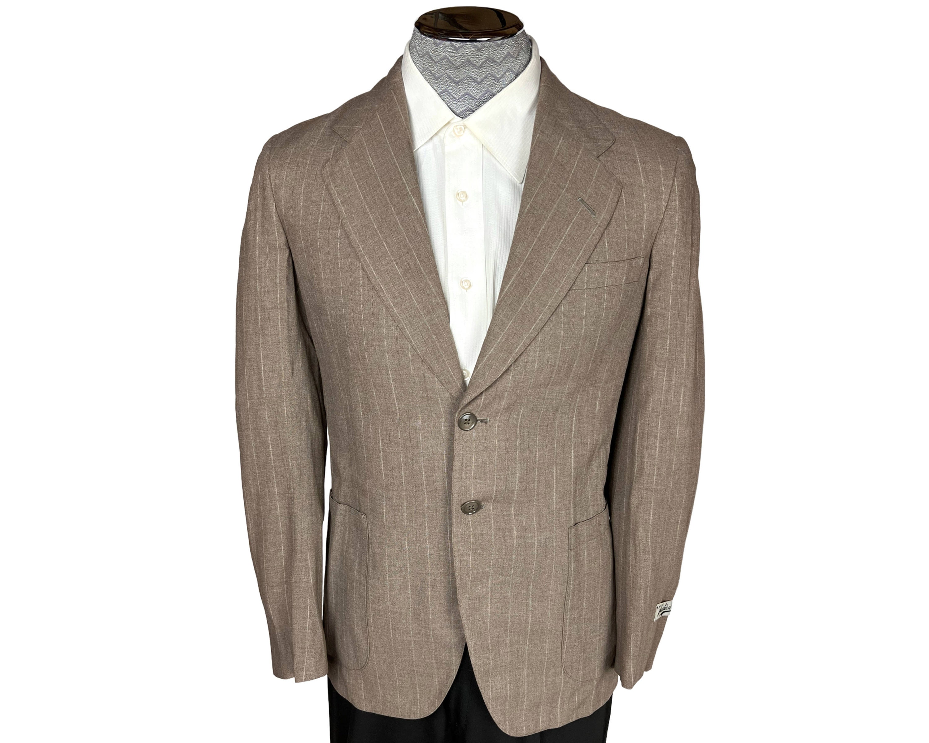 Clothing Styles 1940s Mens Coats Vintage Unused 1940s Mens Suit