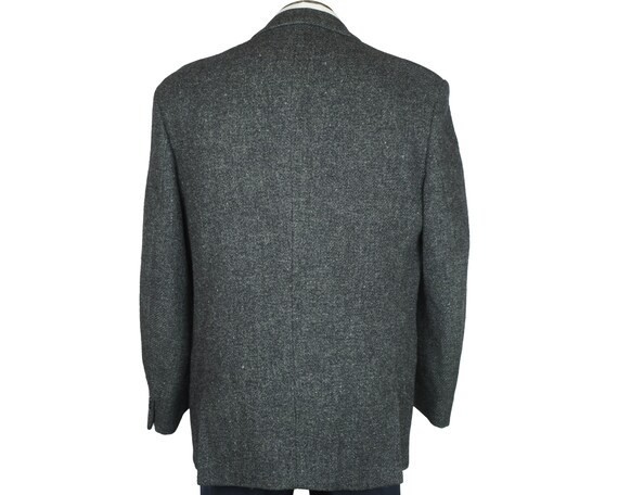 Vintage 50s Harris Tweed Jacket EBM Denmark Mens … - image 3