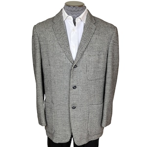 Vintage 1950s Tweed Sport Coat Jacket English Wool Size M