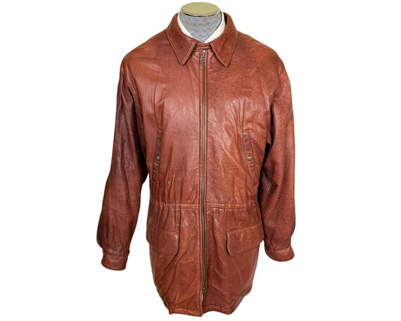 Vintage 1980s Ralph Lauren Polo Leather Jacket Mens Size M Vintage 1980s Ralph Lauren Polo Leather Jacket Mens Size M