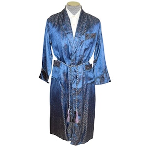 Vintage 1950er Jahre Hausmantel im Stil Paisley Muster