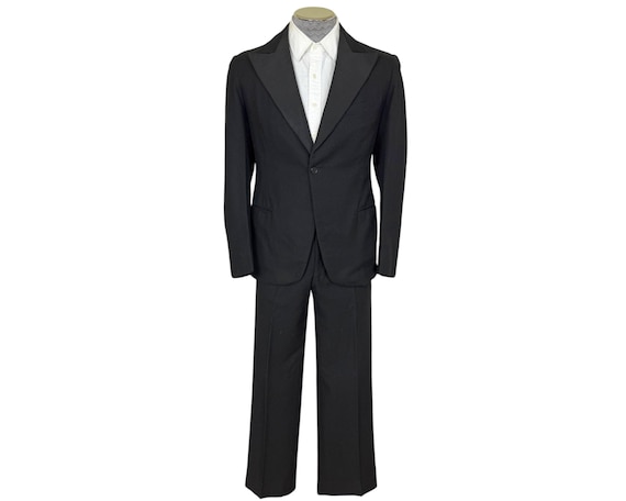 Antique 1920s Tuxedo by John Dion Merchant Tailor, Montreal Size 