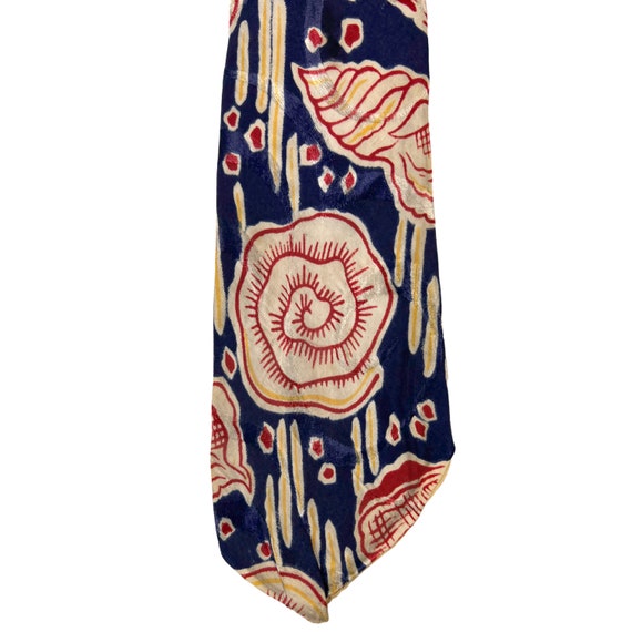 Art Deco Necktie Fine Arts Art Neckwear Inc 1930s… - image 2