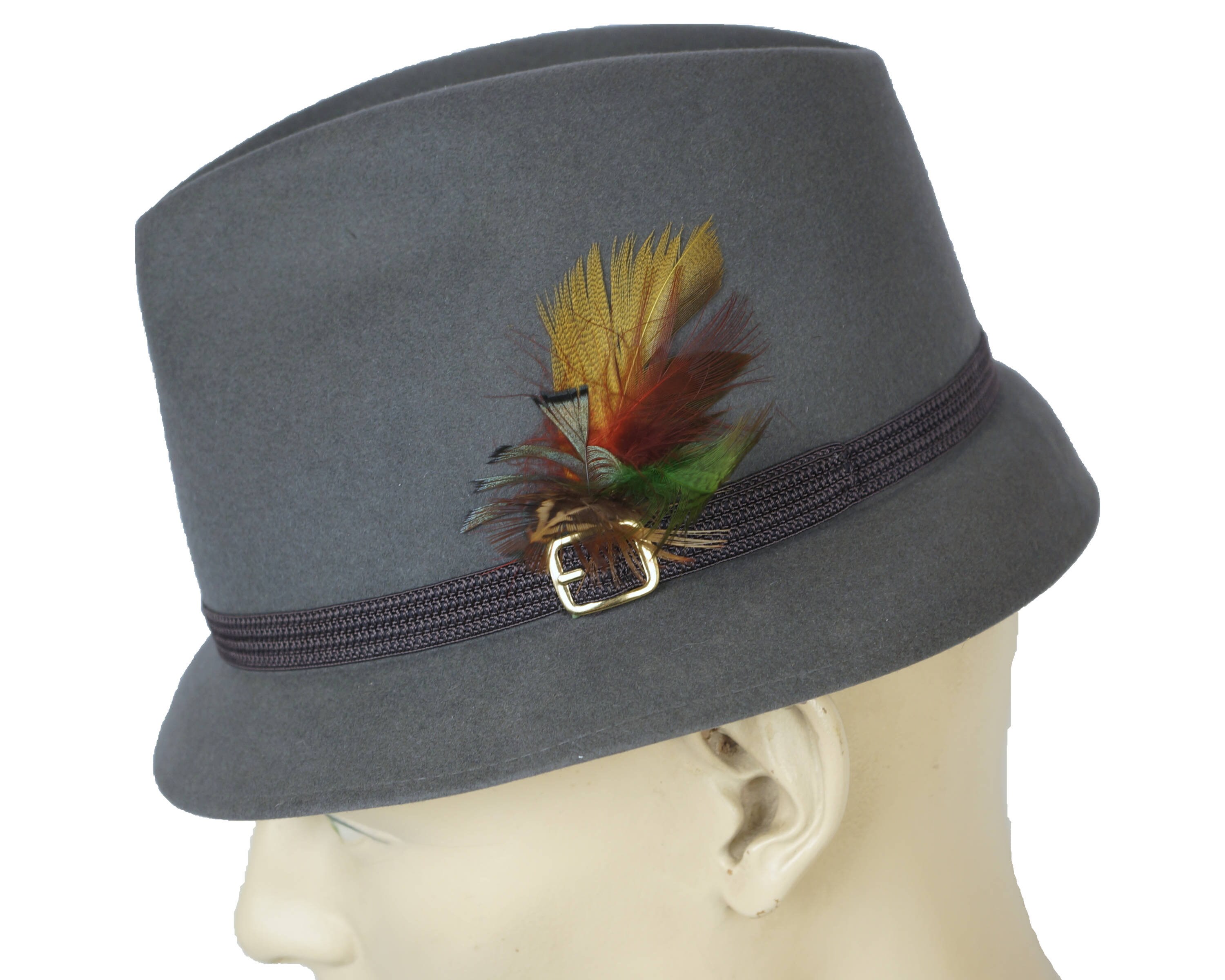 Vintage 60s Stetson Fedora Hat Trilby 
