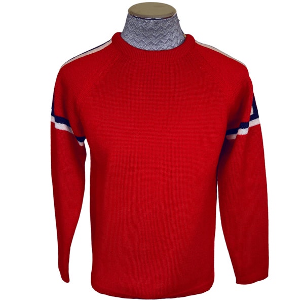 Scott Button Placket Blue Ribbon Skier Sweater main image 0