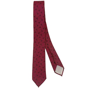 Vintage 1960s Gallieni Silk Tie Leaping Gazelles Hand Made