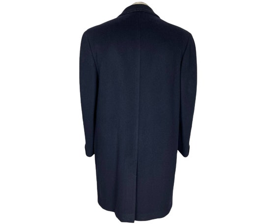 Vintage 1950s Overcoat Mens Coat Superfine Lambsw… - image 3