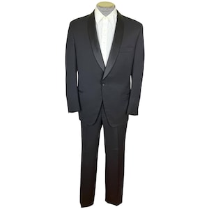 Vintage 1960s Tuxedo F Eberhardt Modern Tailor Montreal Gr.M