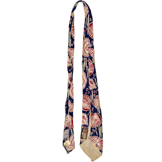 Art Deco Necktie Fine Arts Art Neckwear Inc 1930s… - image 4