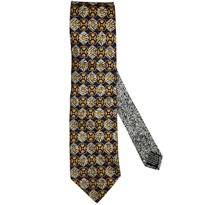 Vintage Gianni Versace Tie Silk Necktie Medusa Head Logo
