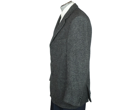 Vintage 50s Harris Tweed Jacket EBM Denmark Mens … - image 2