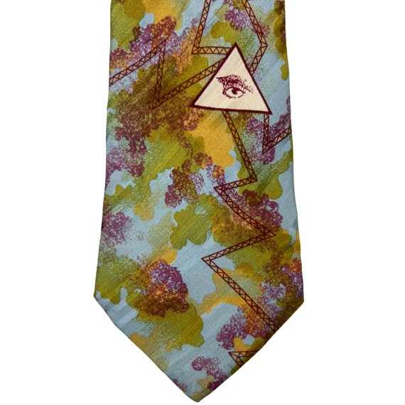 小物 90s Jean Paul Gaultier archive necktie Vintage 1990s Jean Paul Gaultier Necktie Eye Motif Mens Tie