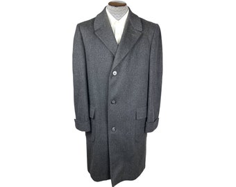 Vintage jaren 1950 overjas Edinburgh Brand wollen jas L - VFG