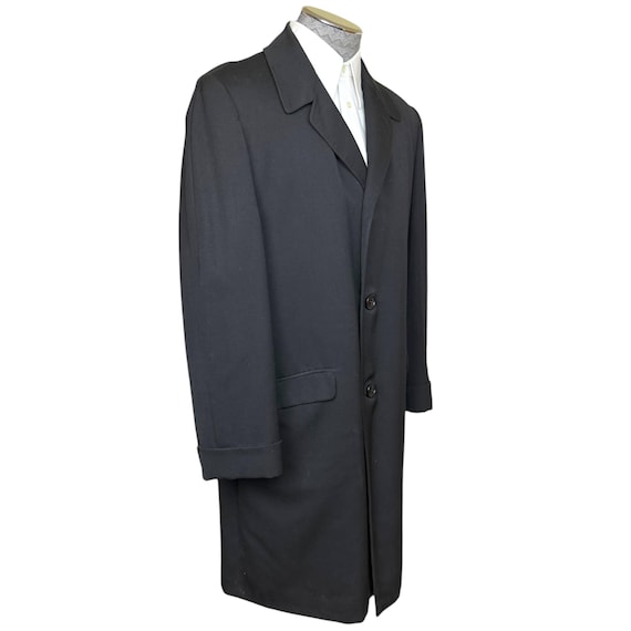 Vintage 1960s Italian Wool Overcoat by Gino di Firenze for Eaton's – Size 40R View 2