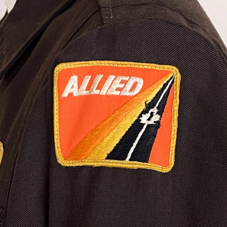 Vintage 1960s Workwear Jacket Movers Uniform Windbreaker Dixon Van