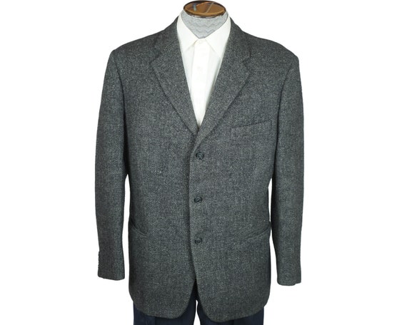 Vintage 50s Harris Tweed Jacket EBM Denmark Mens … - image 1