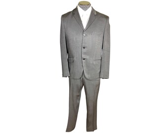 Costume Homme Années 60 – Taille 48, Vert, Deux-pièces – Occasion Bon état