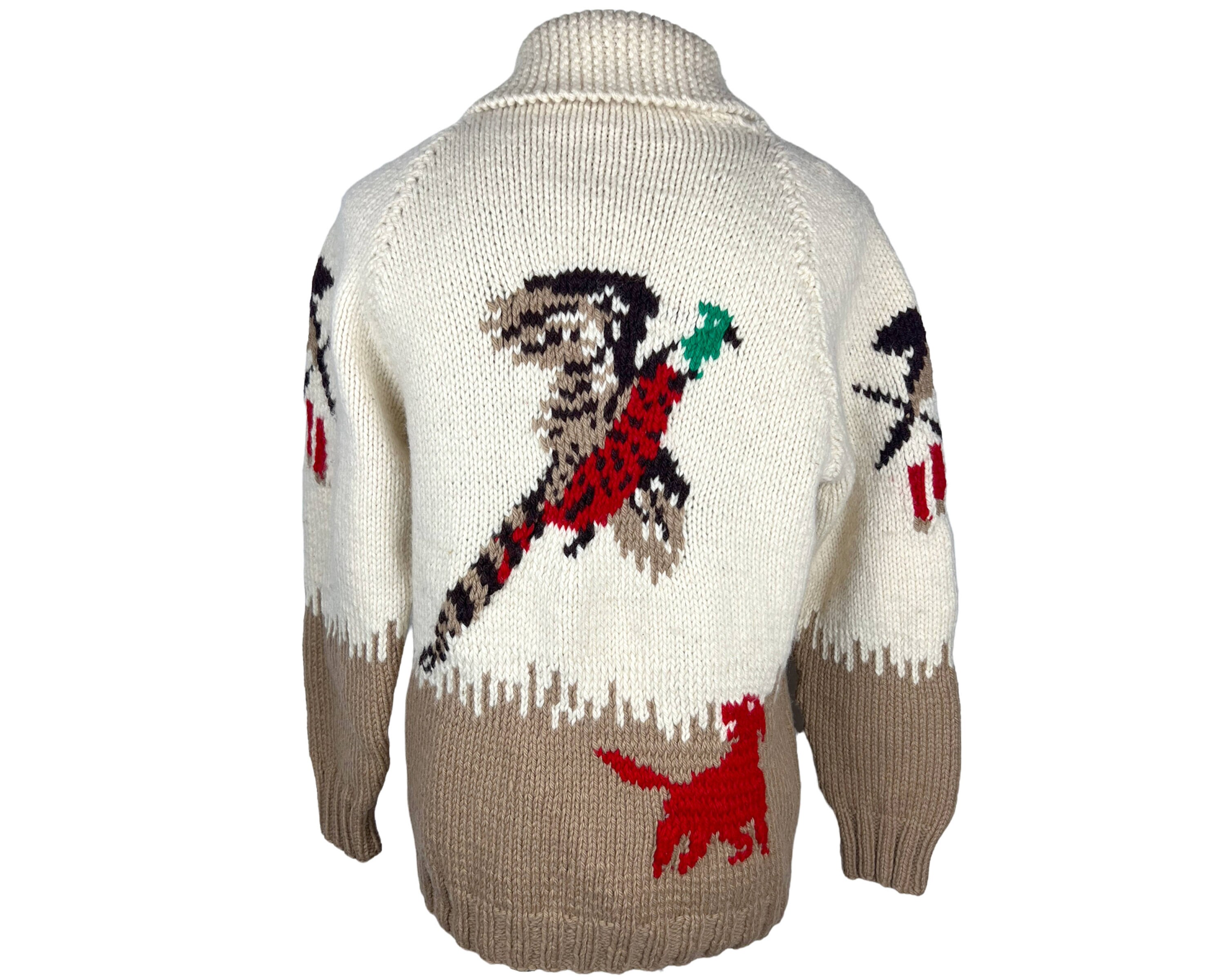 Vintage 1950s Cowichan Sweater Mary 