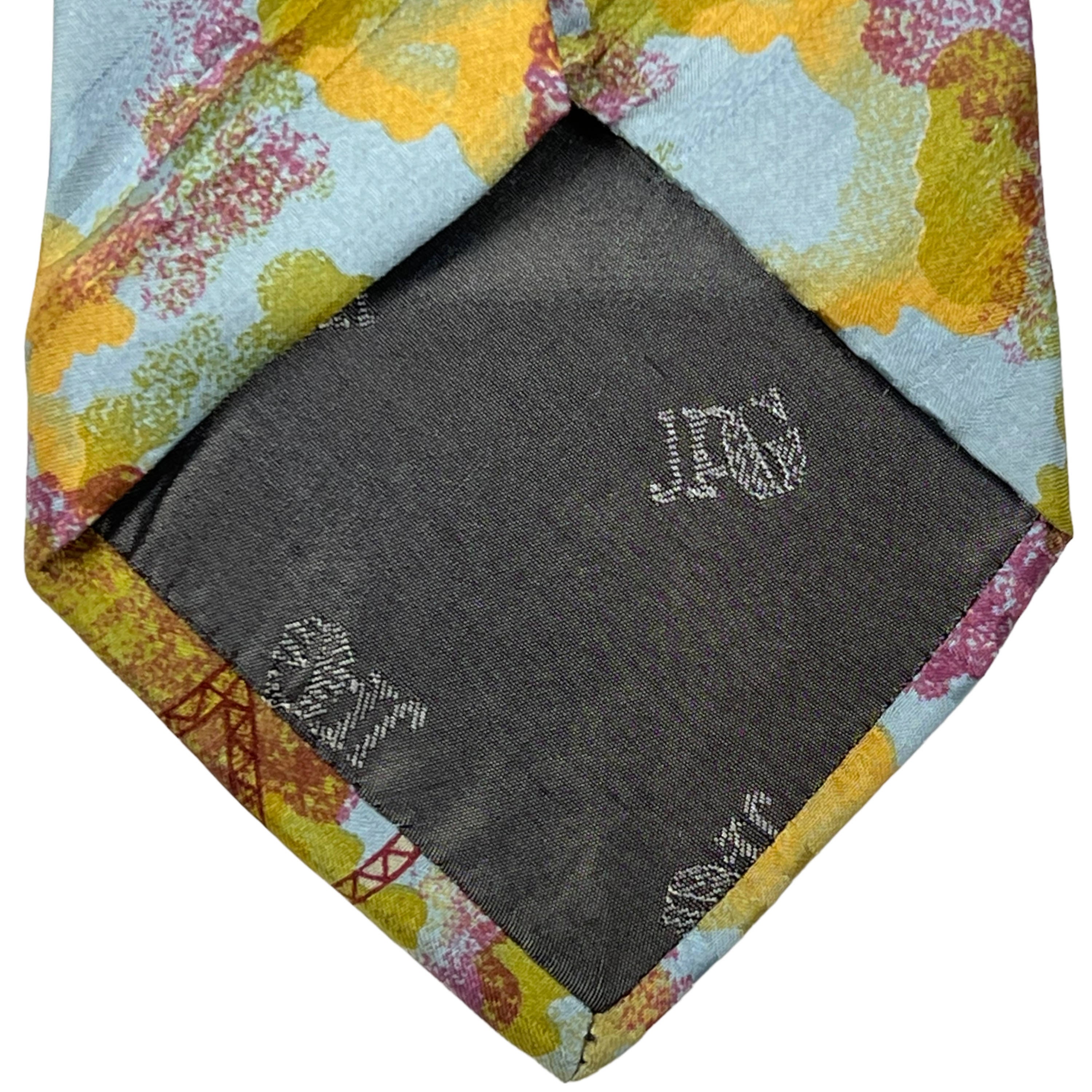 Vintage 1990s Jean Paul Gaultier Necktie Eye Motif Mens Tie