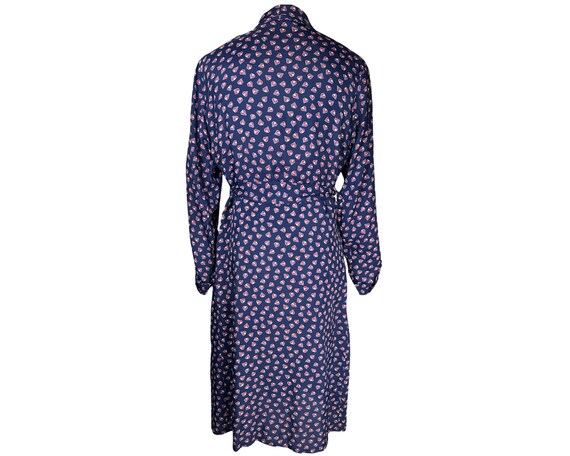 Art Deco Dressing Gown 1930s 40s Robe Cold Rayon … - image 3