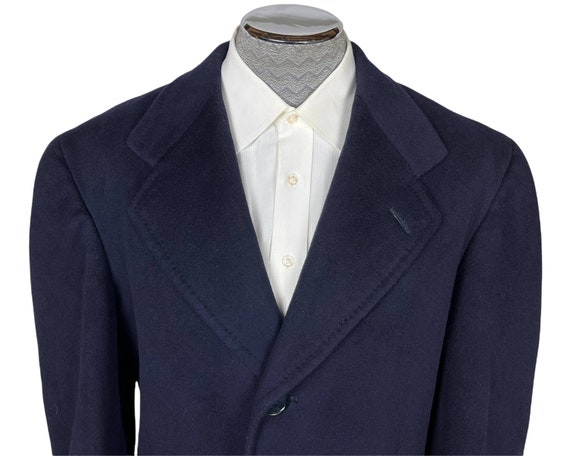 Vintage 1950s Overcoat Mens Wool Coat Dated 1953 … - image 4