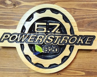 Ford Power Stroke 6.7L Badge Sign