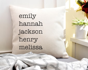 Kids Names Mother's Day Gift | Mother's Day Pillow | Personalized Mother's Day Gift | Grandkid Names Pillow | Gift from Grandkids