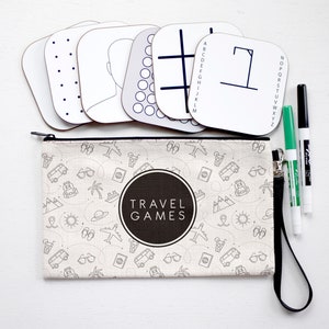 Travel Games for Kids Dry Erase Games Kids Activity Set Games and Puzzles for Kids Family Travel Games Stocking Stuffers for Kids image 1
