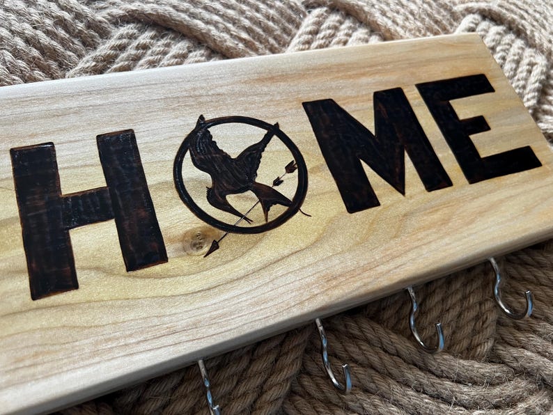 The Hunger Games Inspired Key Rack/home Decor - Etsy