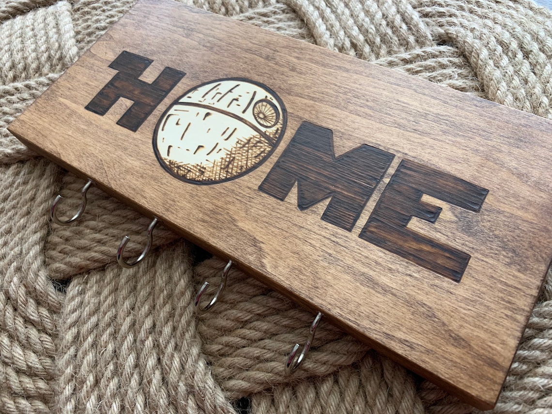 Star Wars Death Star Key Rack Key/mask Hanger - Etsy