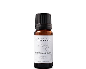 Happy Essential Oil Blend: Lime, Basil & Clementine Aromatherapy Diffuser Oil