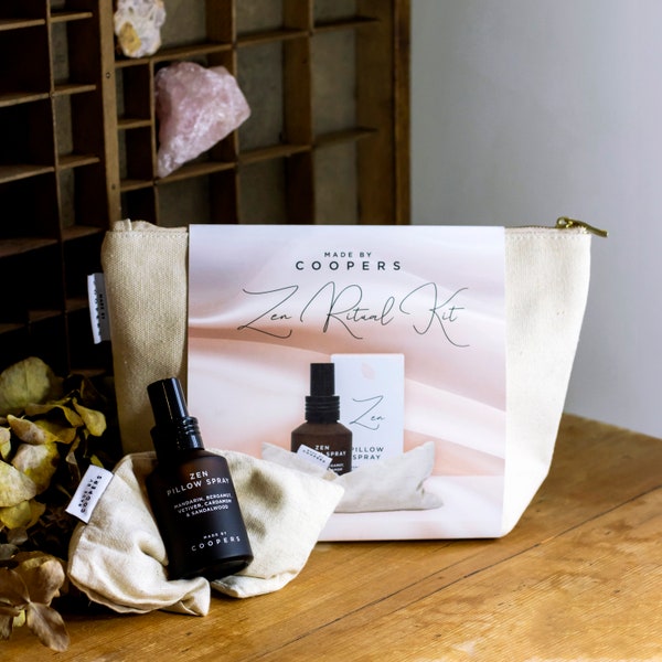 Zen Ritual Kit | Wellness Relaxation Gift Set | Stress Relief Gifts | Relaxation Gift | Night Time Pamper Kit
