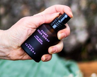 Lime, Basil & Clementine Natural Room Spray: Citrus Aromatherapy Scent