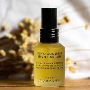Luna Goddess Night Face Serum | Argan Oil Facial Oil  |  Evening Primrose - Rosehip Oil Night Face Oil (30ml) | Organic Serum Oil For Face