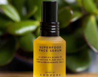 Organic Hemp Face Serum: Superfood Oils, Anti-Ageing