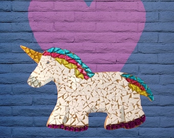 UNICORN Mosaic Kit 13" DIY