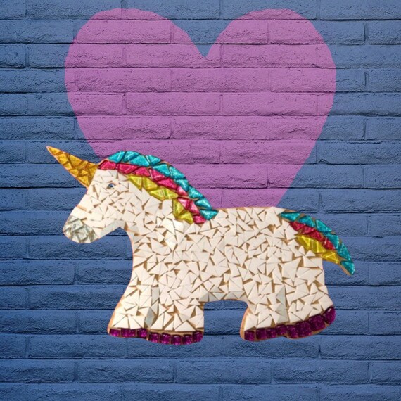 13 DIY UNICORN Mosaic Kit Etsy