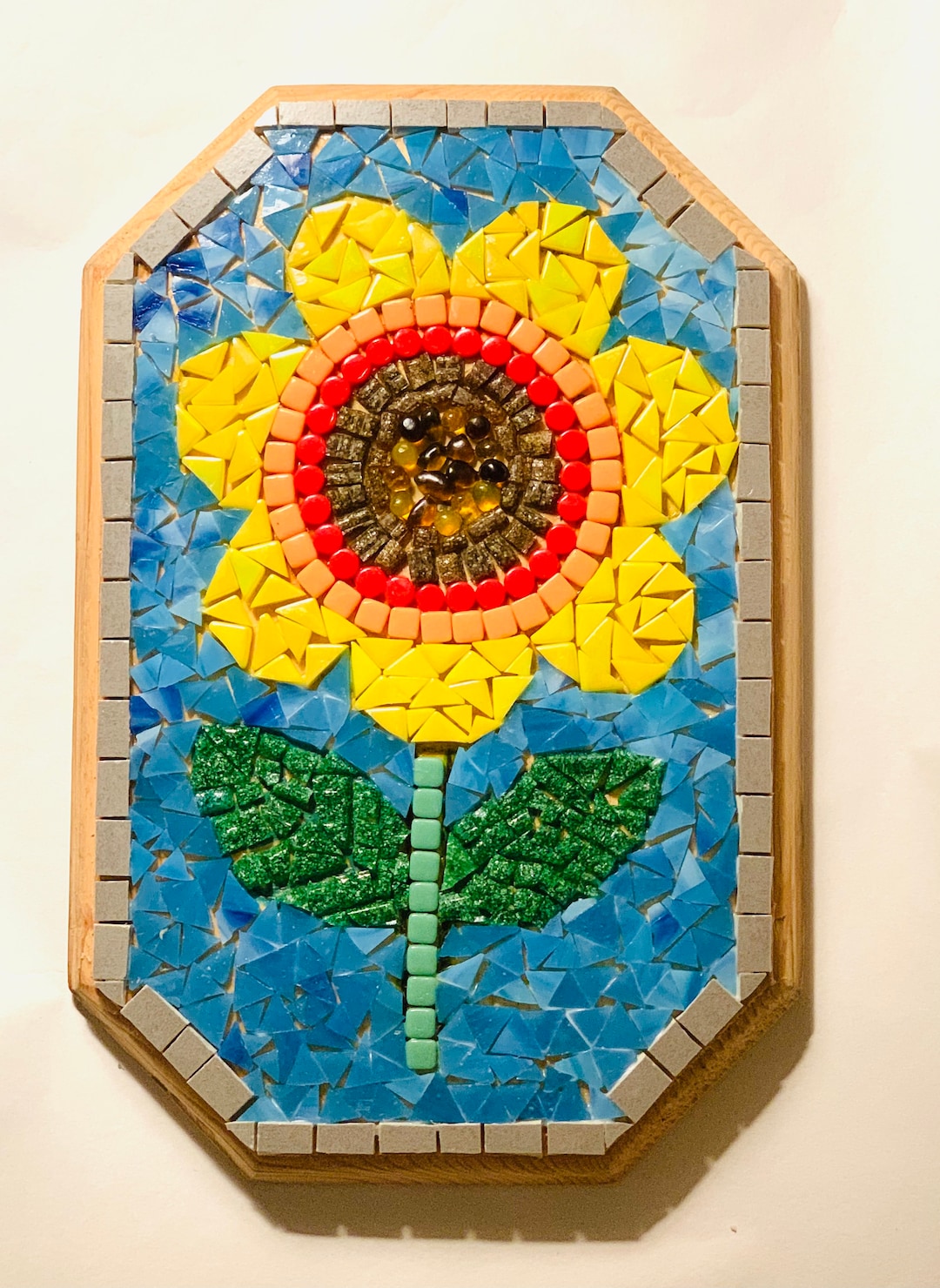DIY Sunflower Mosaics Kit Etsy